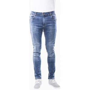 Motto Wear Milano Slim Fit Heren Motorjeans - Zomer Motorbroek -  Blauw - Lengte maat XL W40