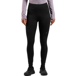 Odlo - Zeroweight Warm Tights - Sportbroek - Zwart - Winddicht, Waterafstotend