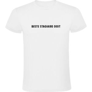 Beste stagiaire ooit Heren T-shirt - werk - school - leren - student - studeren - praktijk - cadeau