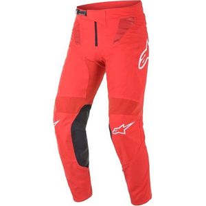 Alpinestars Supertech Blaze Bright Red Motorcycle Pants 28 - Maat - Broek