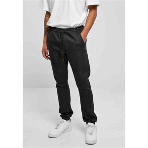 Urban Classics - Knitted Denim Jogpants realblack washed Heren joggingbroek - XL - Zwart