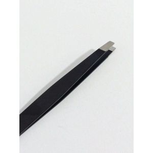 Pincet - Tweezer - Epileren - RVS - Schuine Pincet - Splinters - Hobby - Zwart