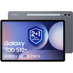 Samsung Galaxy Tab S10 Plus - WiFi - 256GB - Moonstone Gray + 1 jaar extra garantie
