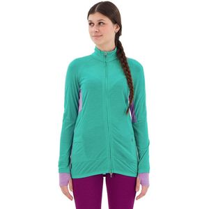 Icebreaker - Zone Knit Zip - Sweatshirt - Groen - Lichtgewicht Tussenlaag