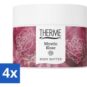 Therme - Mystic Rose - Bodybutter - Hydraterend - Verzorgend - 225gr - Voordeelverpakking - 4 stuks