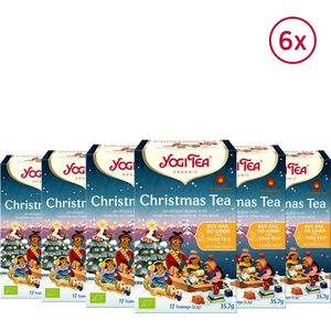 Yogi Tea Christmas - Biologische Thee - 6x17 Stuks - 102 Theezakjes - NL-BIO-01