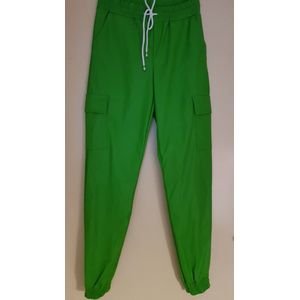 Dames leatherlook broek gucci groen One size