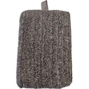 Luxe Natuurlijke Bad Spons - Charcoal - Bamboo & Linnen