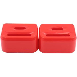 Allecto plus - Universele Veiligheidsgordel Gespbescherming - Voorkomt Afgespen - 2 Stuks Met Sleutels - Rood - Geschikt voor Gehandicapte Baby's