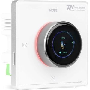 Power Dynamics - Powerline B100W - Inbouwversterker - Wit - 4x 25W