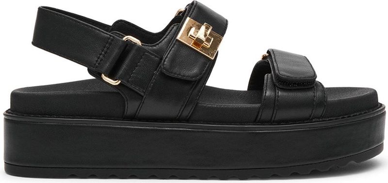 Sandalen - Effen - Glad Leer - Verstelbare Riemen - Open Toe