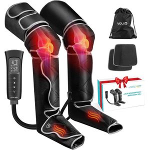 Luchtcompressie Beenmassageapparaat - Circulatie Kuitbeen Voetmassage - 6 Modi 3 Intensiteiten - Pijnverlichting Benen Spiervermoeidheid Oedeem Voetmassage