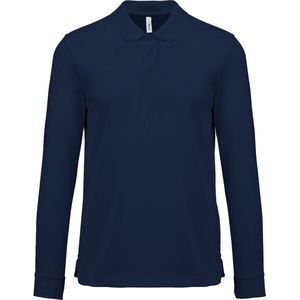 PROACT® Polo lange mouwen Cool Plus® volwassene PA495 - Sporty Navy - M