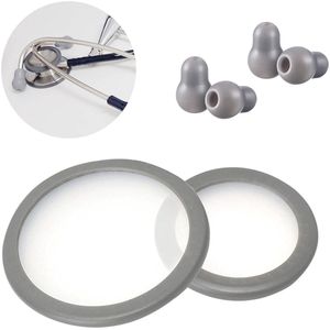 Vervangingsaccessoires voor stethoscopen - Comfortabele oortips en diafragma