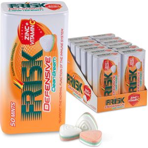 Frisk Defensive Orange Suikervrij 1x12stuks