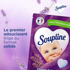 Soupline - Wasverzachtende Tabletten - Lavendelvelden - 28 Tabletten