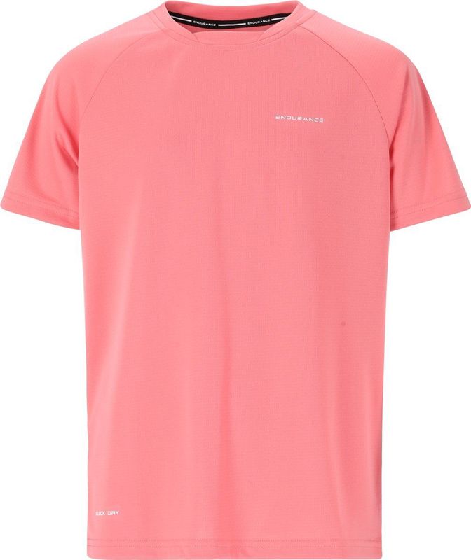 ENDURANCE - Actty Jr. - Functioneel Shirt - Pink / Wit