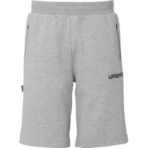 Uhlsport Id Short Kinderen - Donkergrijs Gemeleerd / Zwart | Maat: 164