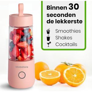 Mini Blender - Smoothie Maker - Compact Blender - Draagbare Blender - Oplaadbare mini Blender - Portable Blender - Draagbare mini Blender - Lichtgewicht - Vitamer 4 Bladen - Fruit Juicer - Fruit Blender - blender - Blender - blenders - keukenmachines