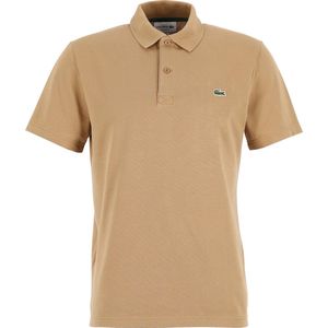 Lacoste Sport Polo Regular Fit stretch - cookie lichtbruin - Maat: 3XL