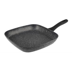 Megastone Grillpan, Antiaanbaklaag, Vleespan BBQ, Inductie, 28 cm