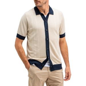 Butcher of Blue - Overhemd - Beige - Knitted