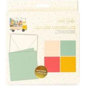 Violet Studio - Rainbow Blooms - Solid Colour Card Blanks 8pk