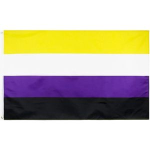 Non-binaire LGBT Pride Vlag 90x150CM