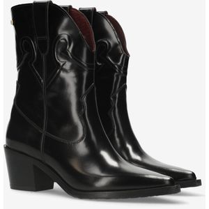 Fred De La Bretoniere Western Boot Jolie Black Spazzolato - Maat 40 - Dames Laarzen