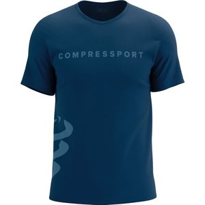 Compressport | Logo Shortsleeve | T-shirt | Heren | Estate Blue | M -