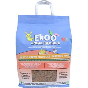 Bodembedekker - Ekoo Animal Bedding exotic kokos fijn - 25 liter.