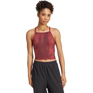adidas - Yoga Tanktop - All-over Print - Cropped - 79% Polyester - 21% Elastaan