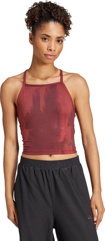 adidas - Yoga Tanktop - Cropped - All-over Print - 79% Gerecycled Polyester