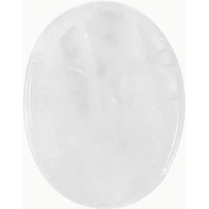 Genezende kristallen duim zorgstenen edelstenen ovale palm zaksteen voor angst stress verlichting meditatie spirituele genezing - wit kristal