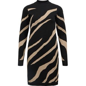 Object - Ray Lang Mouw - Gebreide Jurk - Regular Fit