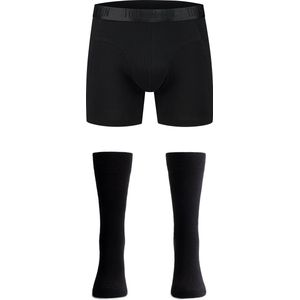 Ton Sur Ton - Herenondergoed - Heren Boxershort - Mannen sokken - Heren Sokken - Heren Onderbroeken - Classic Noir XXL/41-46