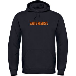 EK hoodie zwart M - Gepersonaliseerd - Vaste reserve - soBAD. | EK 2024 | Unisex | Sweater dames | Sweater heren | Voetbal