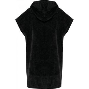 PROACT® Kinderponcho met capuchon van badstof PA582 - Black - 10/14 years (10/14 ans)