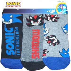 SEGA - Sonic the Hedgehog - Sokken - 3 Paar - Maat 23/26