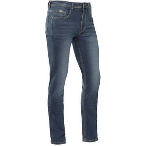 Brams Paris - Heren Jeans - Lengte 34 - Jason - Slimfit - Stretch - Medium Blue
