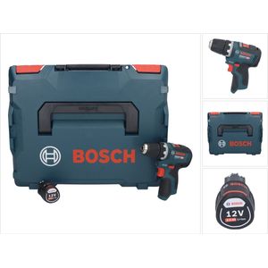 Bosch GSR 12V-35 Professionele accuschroefboormachine 12 V 35 Nm borstelloos + 1x oplaadbare accu 2.0 Ah + L-Boxx - zonder oplader