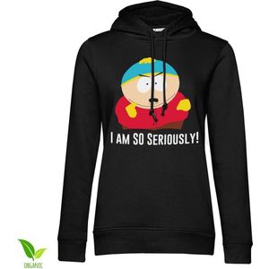 South Park Eric Cartman I Am So Seriously Girls Hoodie Damen Black-S