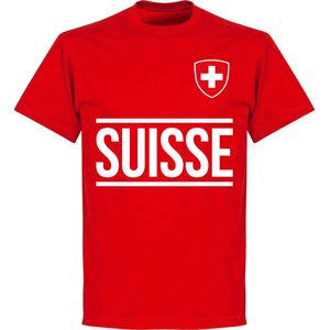 Zwitserland Team T-Shirt - Rood - S