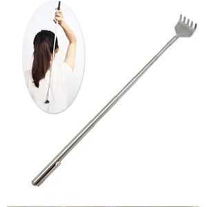HMerch - Uitschuifbare Ruggenkrabber - RVS - Massageapparaat - Uitschuifbaar tot 50 cm