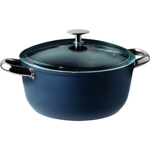Sambonet Kookpan met Deksel - Midnight Blue - ø 24 cm / 4.4 liter
