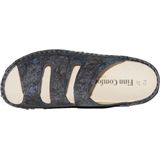 Finn Comfort - Pisa - Gezondheidsslippers - Grijs - Leer, Uitneembaar Voetbed van Natuur Kurk