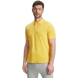 FALKE - Heren Polo - Blauw - 100% Peruaans Pimakatoen - Piqué 190 g/m²