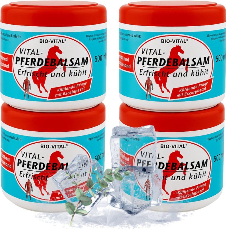 Paardenkracht - Paardenbalsem - 500ml - Koelt en Ontspant - 4 Stuks