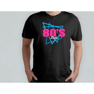 80s Style - T Shirt - RetroVibes - OldSchoolCool - VintageStyle - RetroAesthetic - RetroStijl - TerugInDeTijd - OudeSchoolCool