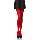 Antie - AN-123 - Dames Panty - Rood - 80 DEN - Halsterloos - Polyamide